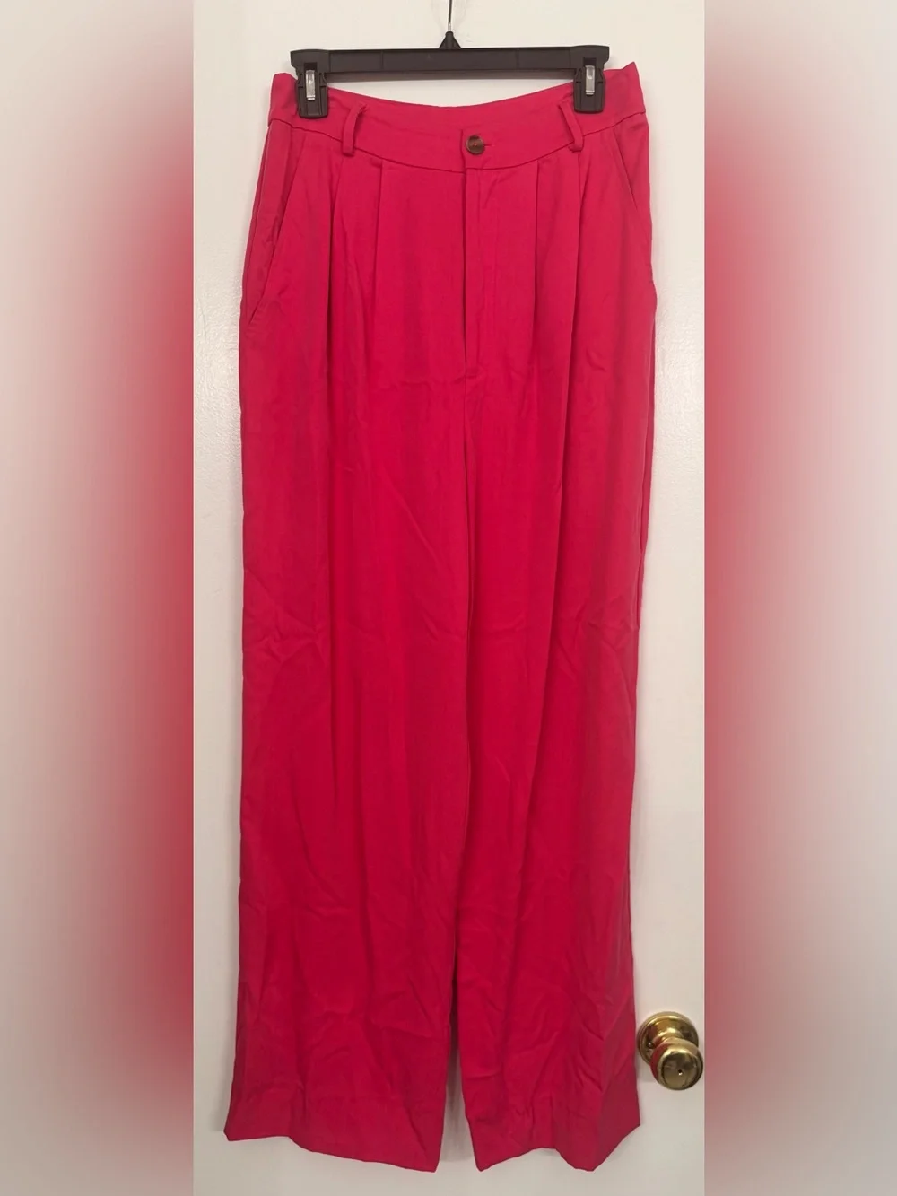 Reformation Mason Trouser Pant Pink Size 6